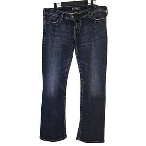 Silver Tuesday low rise boot jeans. Size 16.5. #901